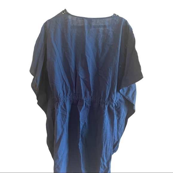bleu Rod Beattie Womens India Bazaar Woven Cotton Cover-Up - Picture 6 of 11